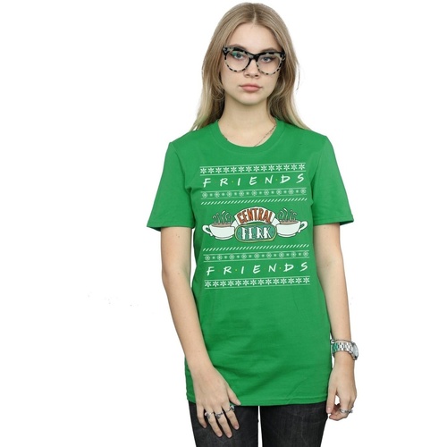 textil Mujer Camisetas manga larga Friends BI23502 Verde