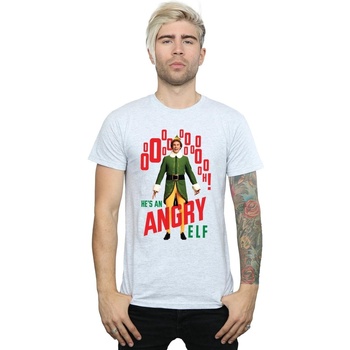 textil Hombre Camisetas manga larga Elf Angry Gris