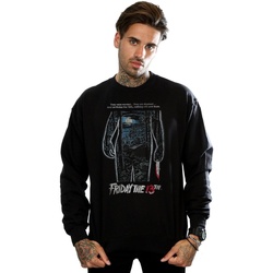 textil Hombre Sudaderas Friday 13Th Distressed Poster Negro