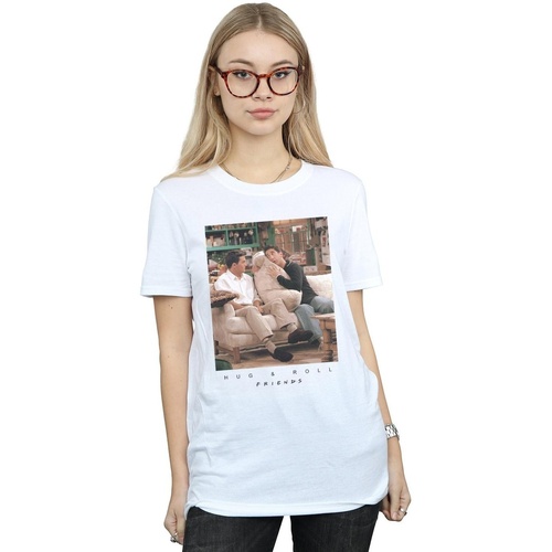 textil Mujer Camisetas manga larga Friends Hug And Roll Blanco