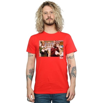 textil Hombre Camisetas manga larga Elf Christmas Store Cheer Rojo