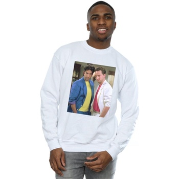 textil Hombre Sudaderas Friends 80's Ross And Chandler Blanco