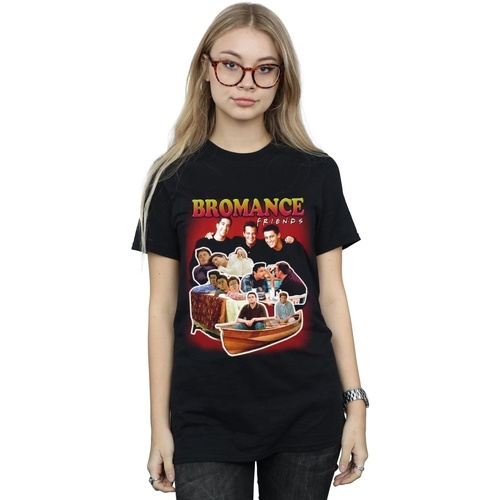 textil Mujer Camisetas manga larga Friends Bromance Homage Negro