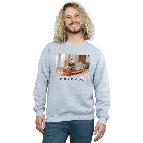 textil Hombre Sudaderas Friends Joey And Chandler Boat Gris