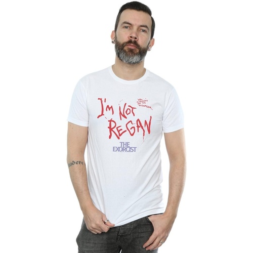 textil Hombre Camisetas manga larga The Exorcist I Am Not Regan Blanco