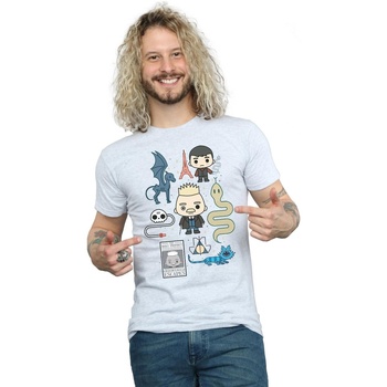 textil Hombre Camisetas manga larga Fantastic Beasts  Gris
