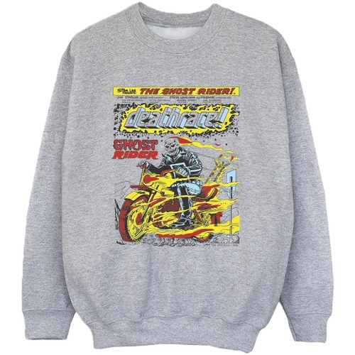 textil Niño Sudaderas Marvel Ghost Rider Chest Deathrace Gris