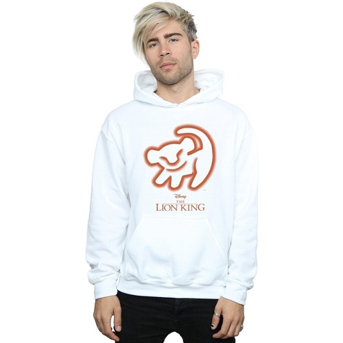 textil Hombre Sudaderas Disney The Lion King Cave Drawing Blanco
