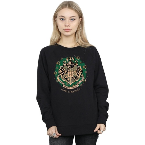 textil Mujer Sudaderas Harry Potter Christmas Wreath Negro