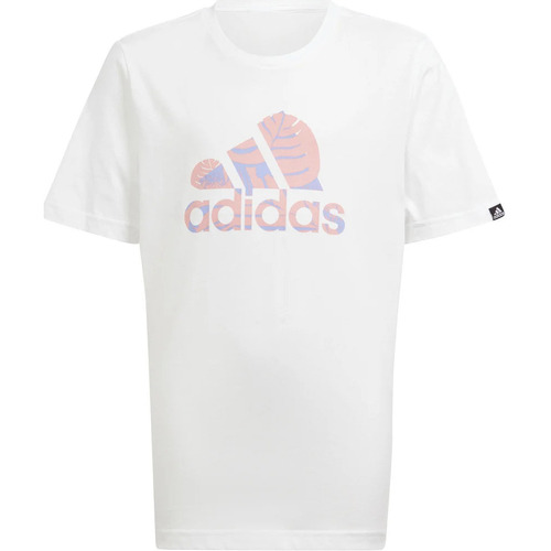 textil Niños Camisetas manga corta adidas Originals X_G BOS NATURE Blanco