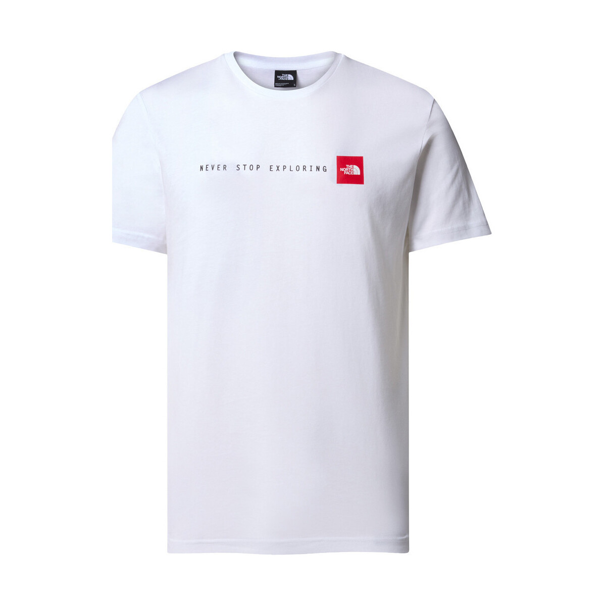 textil Hombre Polos manga corta The North Face M S/S NEVER STOP EXPLORING TEE Blanco