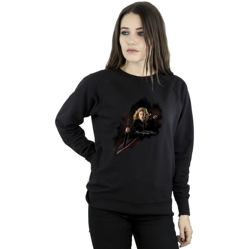 textil Mujer Sudaderas Harry Potter Hermione Fight Like A Girl Negro