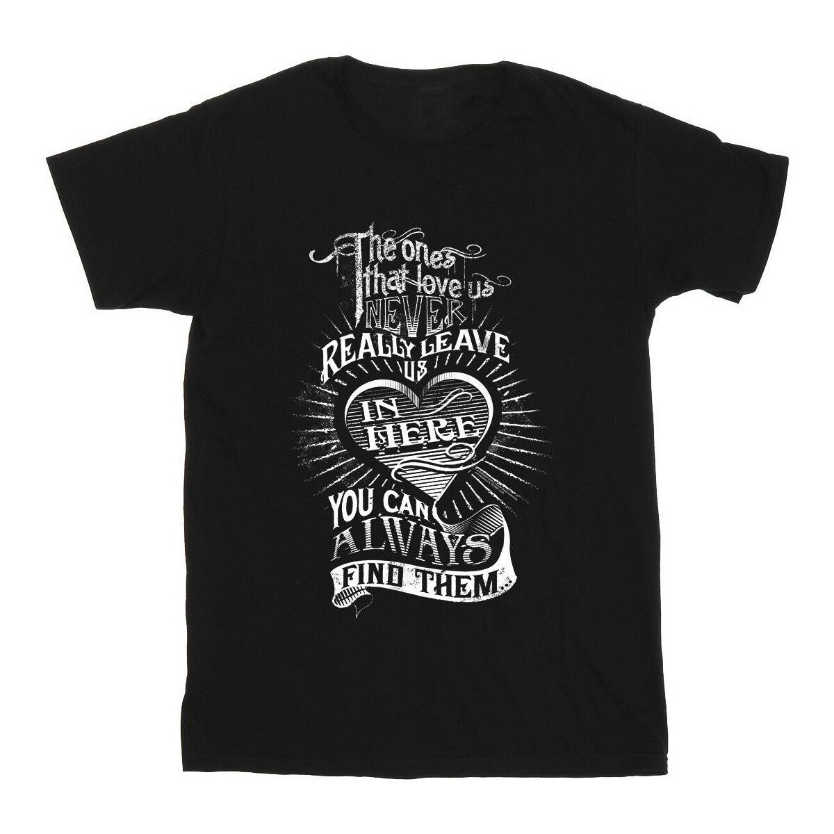 textil Niño Camisetas manga corta Harry Potter The Ones That Love Us Negro
