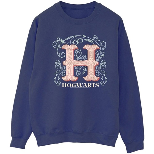 textil Mujer Sudaderas Harry Potter Flowers H Azul