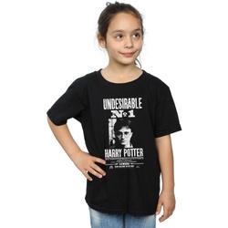 textil Niña Camisetas manga larga Harry Potter Undesirable No. 1 Negro
