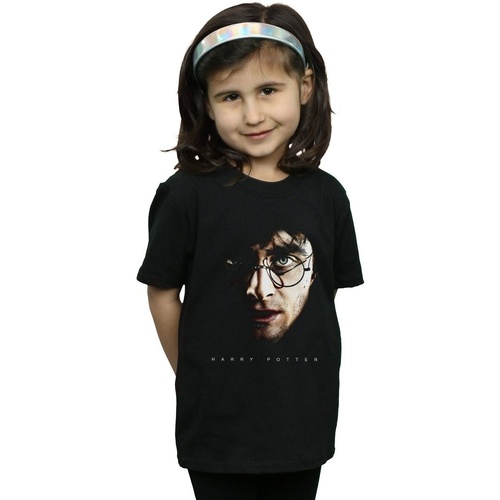 textil Niña Camisetas manga larga Harry Potter Dark Portrait Negro