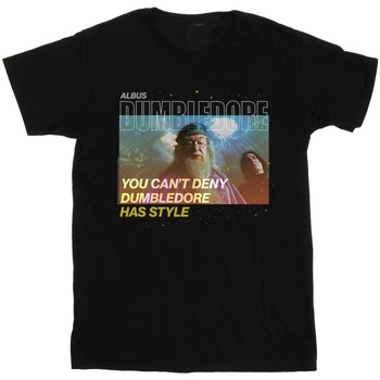 textil Niña Camisetas manga larga Harry Potter Dumbledore Style Negro