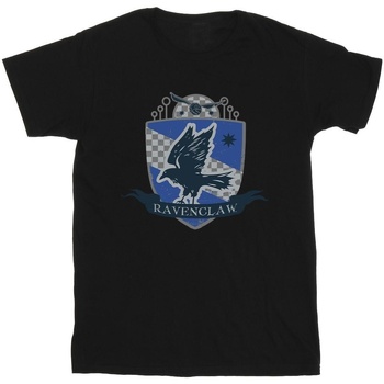 textil Niña Camisetas manga larga Harry Potter Ravenclaw Chest Badge Negro