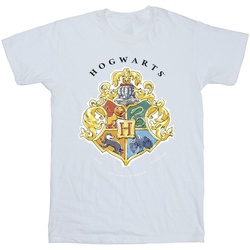 textil Niña Camisetas manga larga Harry Potter Hogwarts School Emblem Blanco