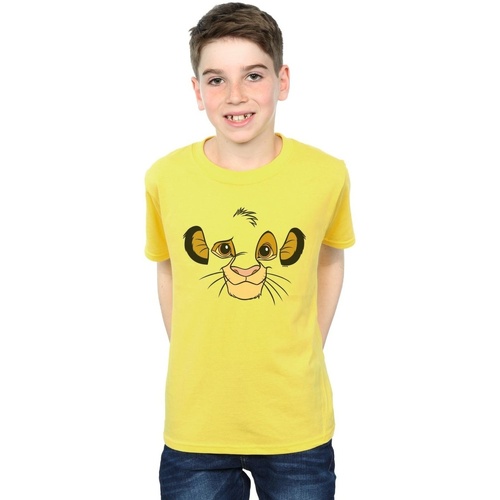 textil Niño Tops y Camisetas Disney The Lion King Simba Face Multicolor