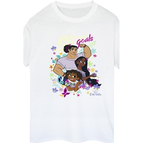 textil Mujer Camisetas manga larga Disney Encanto Sister Goals Blanco