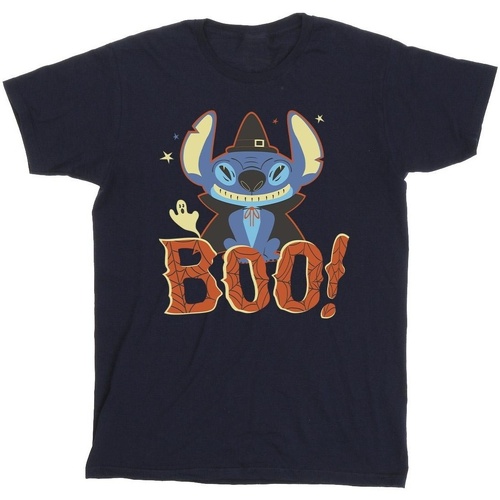 textil Niño Camisetas manga corta Disney Lilo & Stitch Boo! Azul