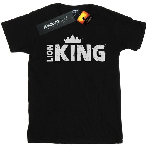 textil Niña Camisetas manga larga Disney The Lion King Movie Crown Negro