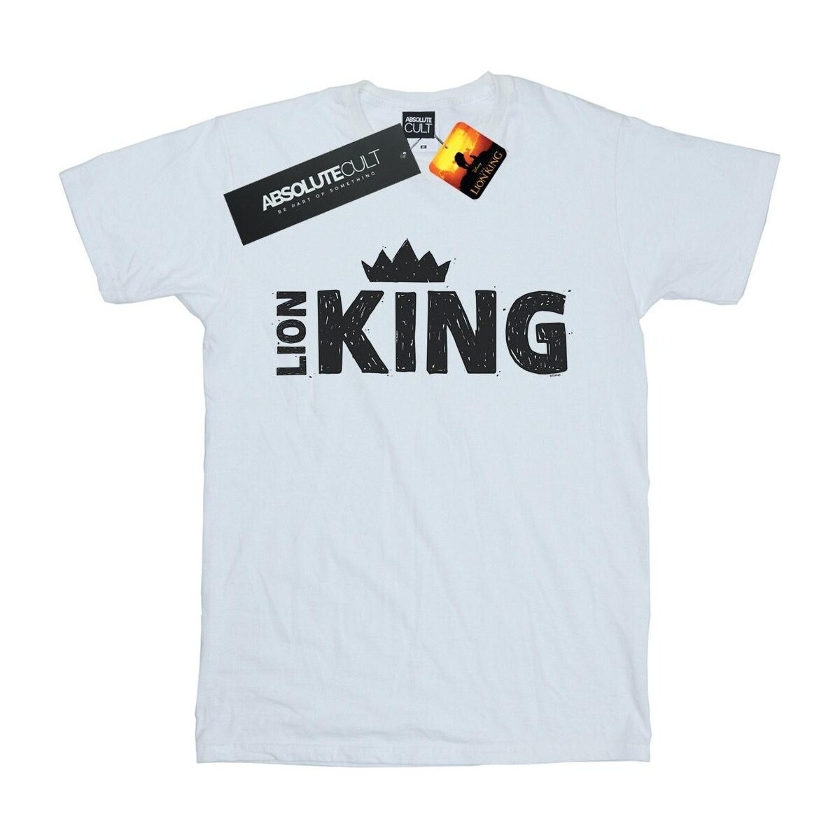 textil Niña Camisetas manga larga Disney The Lion King Movie Crown Blanco