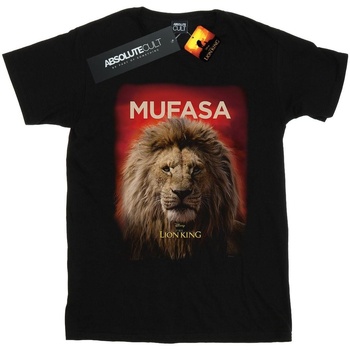 textil Niña Camisetas manga larga Disney The Lion King Movie Mufasa Poster Negro