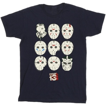 textil Hombre Camisetas manga larga Friday The 13Th Jason Masks Azul