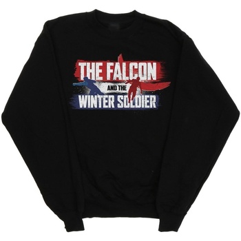 textil Hombre Sudaderas Marvel The Falcon And The Winter Soldier Action Logo Negro