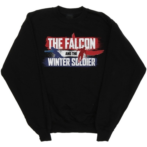 textil Hombre Sudaderas Marvel The Falcon And The Winter Soldier Action Logo Negro