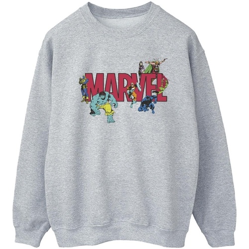 textil Mujer Sudaderas Marvel Comics Characters Gris