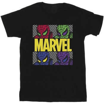 textil Niño Camisetas manga corta Marvel Spider-Man Pop Art Negro