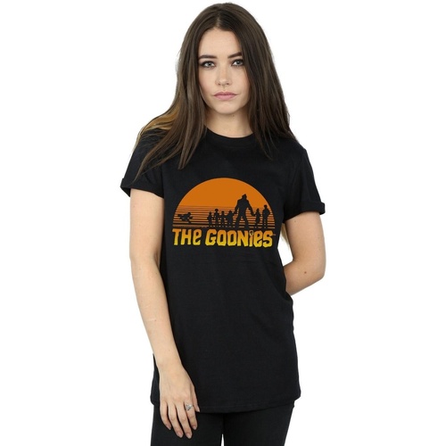 textil Mujer Camisetas manga larga Goonies Sunset Group Negro