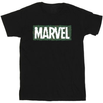 textil Niño Camisetas manga corta Marvel Holly Logo Negro