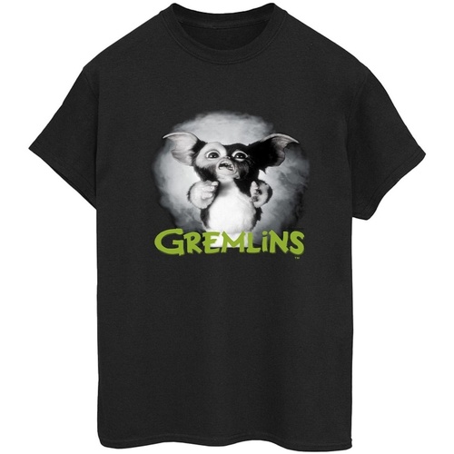 textil Mujer Camisetas manga larga Gremlins Scared Green Negro
