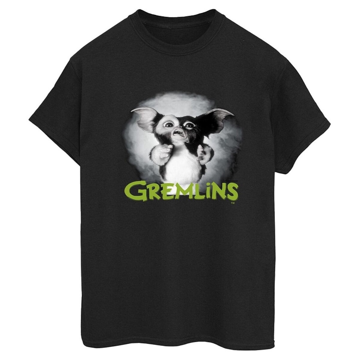 textil Mujer Camisetas manga larga Gremlins Scared Green Negro