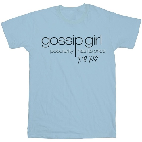textil Mujer Camisetas manga larga Gossip Girl BI25949 Azul