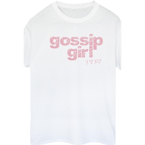 textil Mujer Camisetas manga larga Gossip Girl BI25951 Blanco