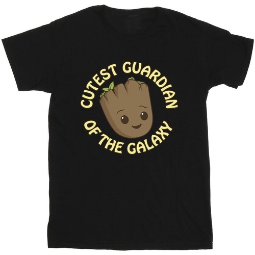 textil Niño Camisetas manga corta Marvel I Am Groot Cutest Guardian Negro