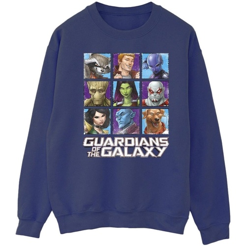 textil Hombre Sudaderas Guardians Of The Galaxy Character Squares Azul