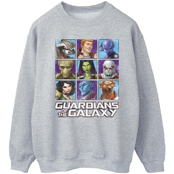 textil Hombre Sudaderas Guardians Of The Galaxy Character Squares Gris