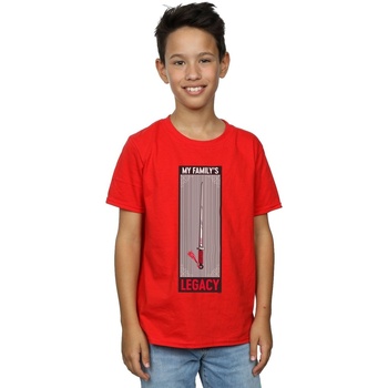 textil Niño Camisetas manga corta Disney Mulan Movie Legacy Sword Rojo