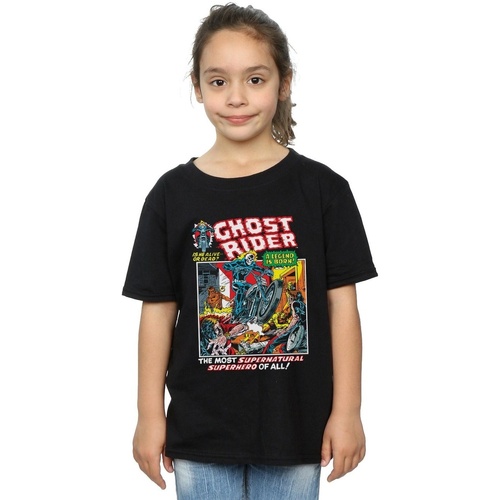 textil Niña Camisetas manga larga Marvel Ghost Rider Negro