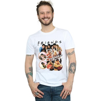 textil Hombre Camisetas manga larga Friends The One With All The Hugs Blanco