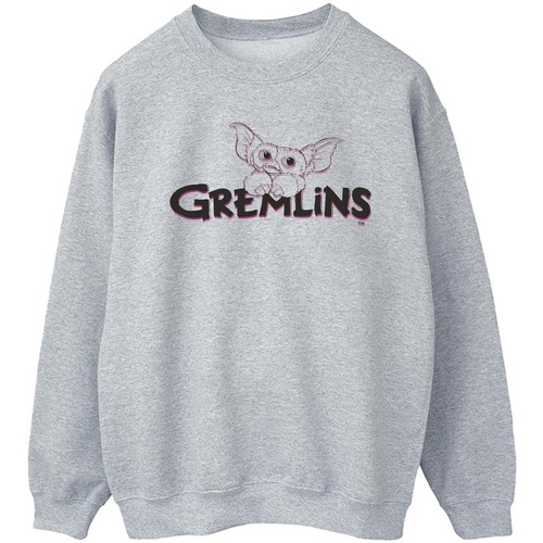textil Hombre Sudaderas Gremlins Logo Line Gris