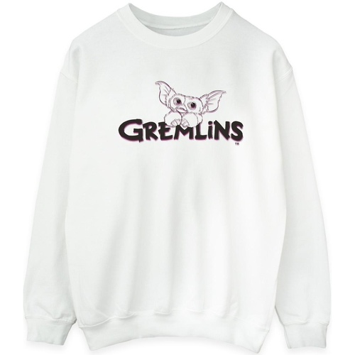 textil Hombre Sudaderas Gremlins Logo Line Blanco