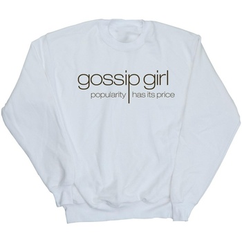 textil Hombre Sudaderas Gossip Girl Classic Logo Blanco