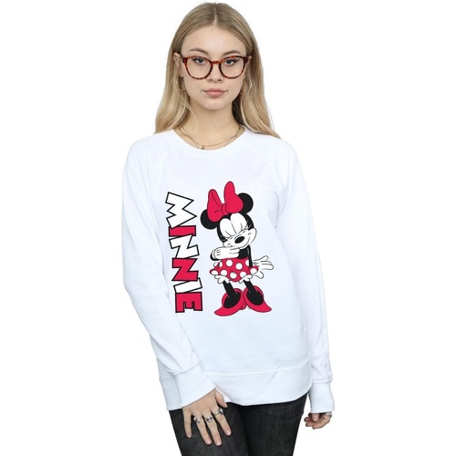textil Mujer Sudaderas Disney Minnie Mouse Giggling Blanco